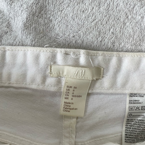 H&M Jean shorts - blue & white (2 pairs total) - Picture 4 of 4